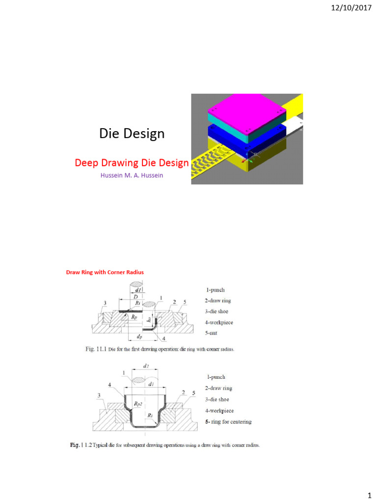 07-Deep Drawing Die Design | PDF