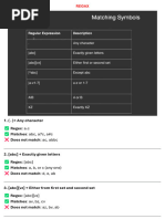 Alteryx Regex Cheat Sheet Guide | PDF | Regular Expression | Punctuation