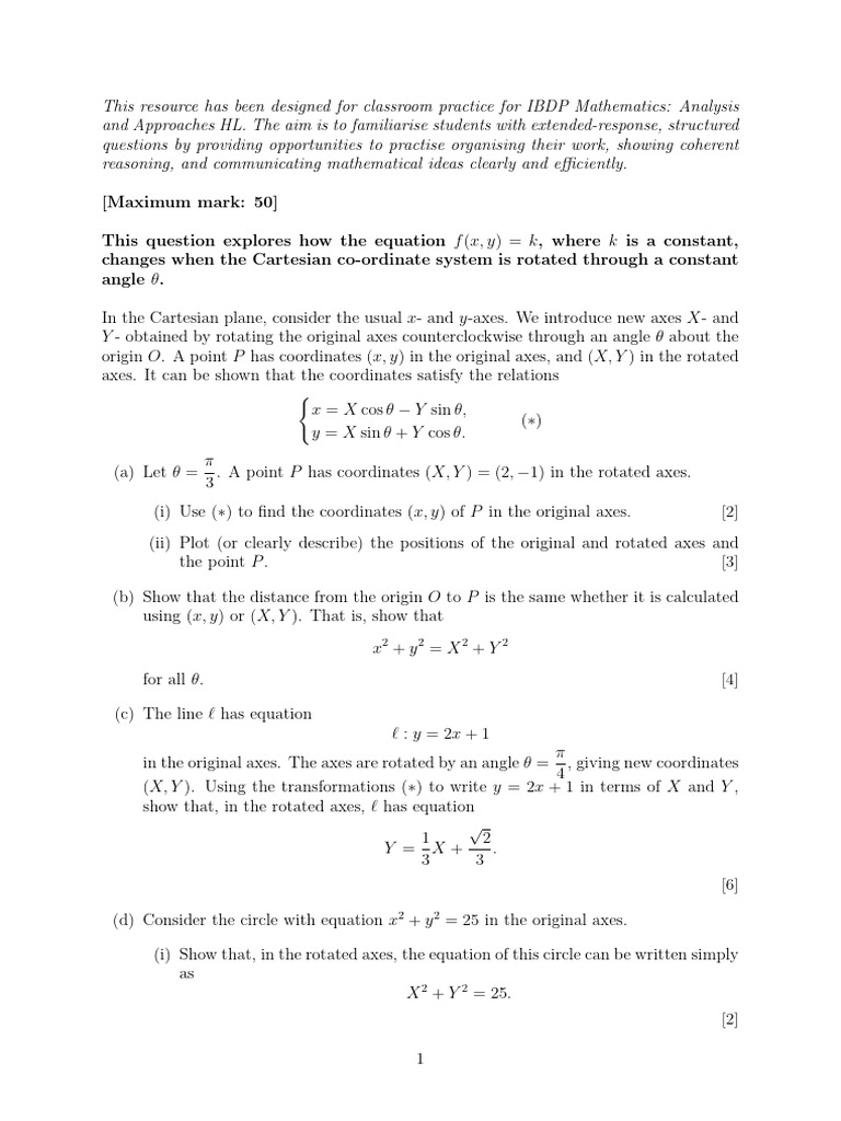 p3 Question 1 | PDF | Coordinate System | Equations