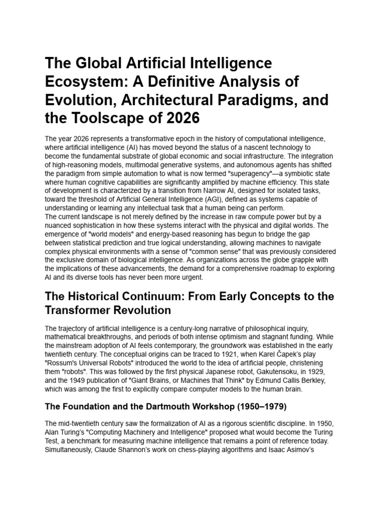 Exploring AI and Its Tools | PDF | Artificial Intelligence ...