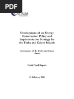 Development of an Energy Conservation and Implementation Strategy for the Turks and Caicos Islands, 2-2011