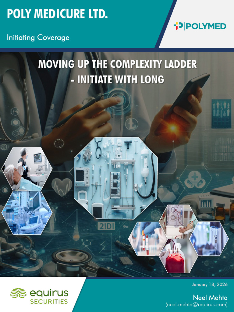 Poly Medicure LTD - Moving Up The Complexity Ladder Initiate With LONG ...