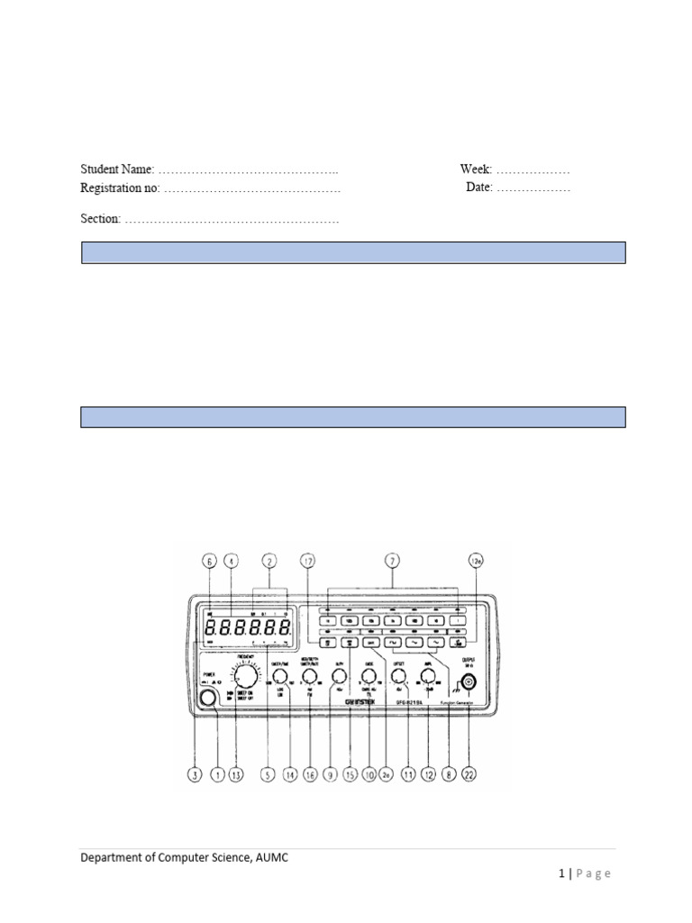 EE123 DLD Lab 1 | PDF | Phase (Waves) | Amplitude