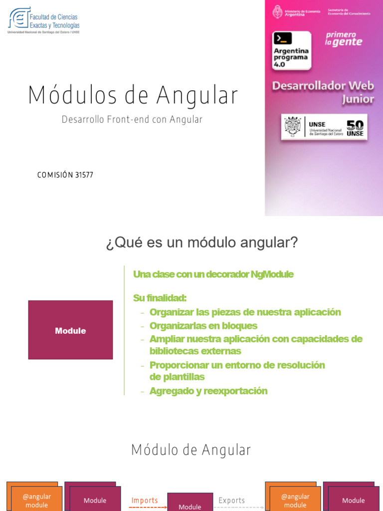 08 DesFront EndAngular Modulo 7 1 Modulos Angular | PDF