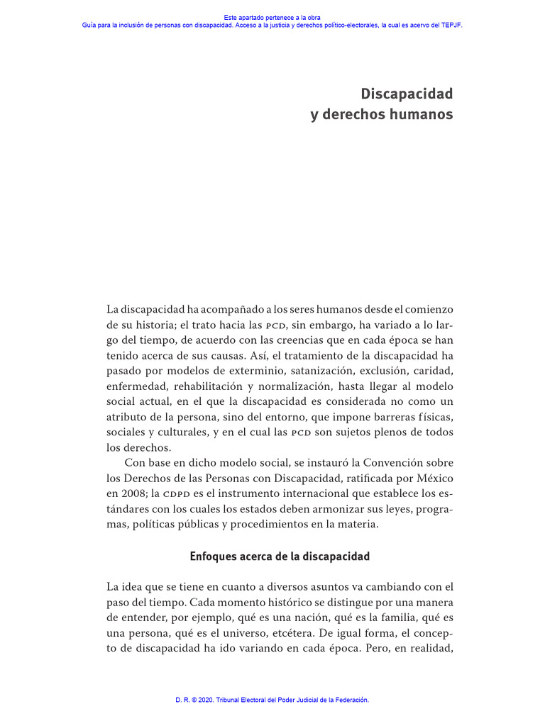 Discapacidad y Derechos Humanos | PDF | Invalidez | Justicia