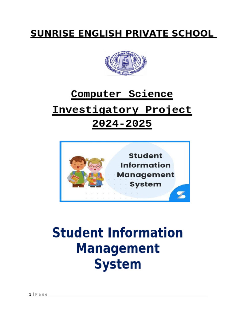 Harshith Comp Project (1) | PDF | Databases | Information Retrieval