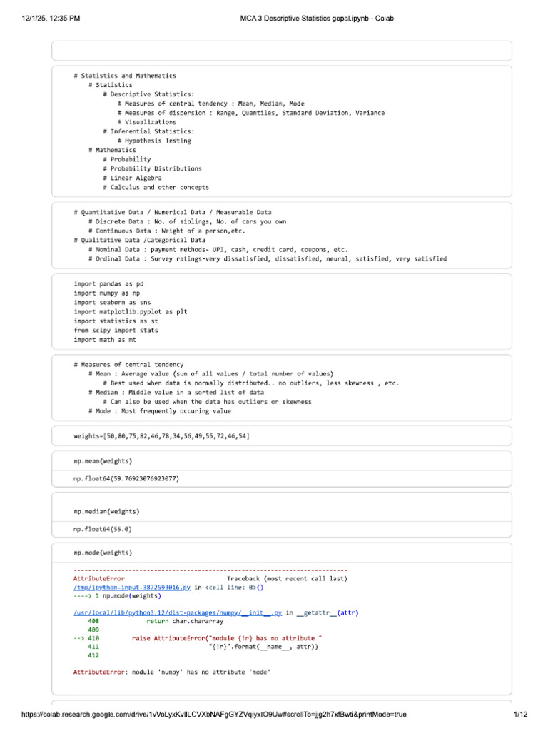 Mca Eda 3 | PDF