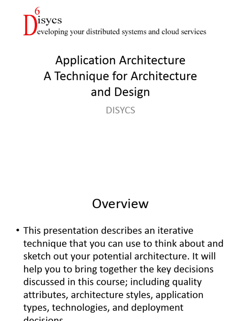 Application Architecture | PDF | Use Case | Software Testing