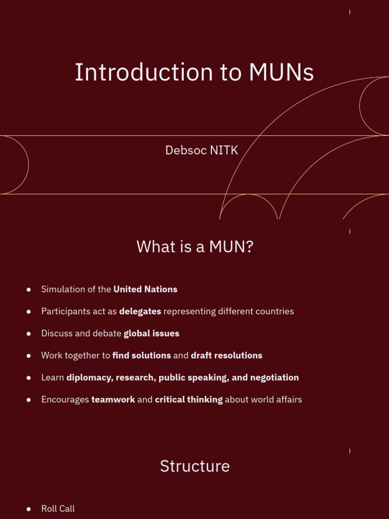 Introduction To MUNs | PDF