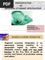 Regional Economic Integration-International Marketing