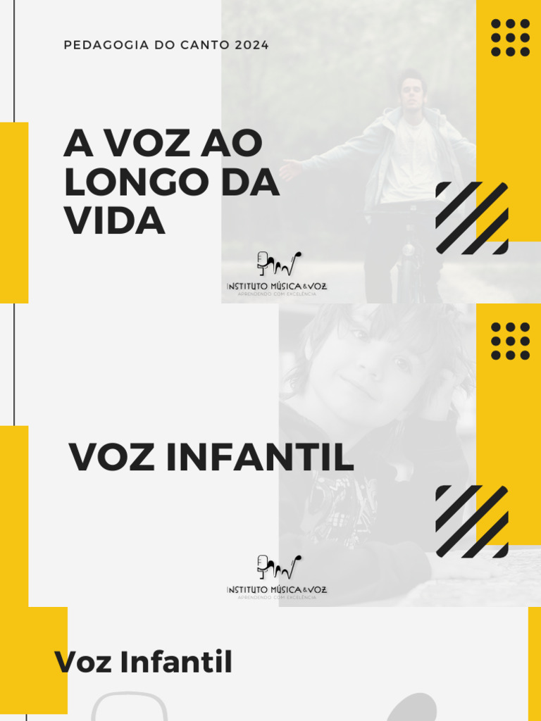 A Voz Ao Longo Da Vida + Presbifonia PDF | PDF | Voz humana | Canto