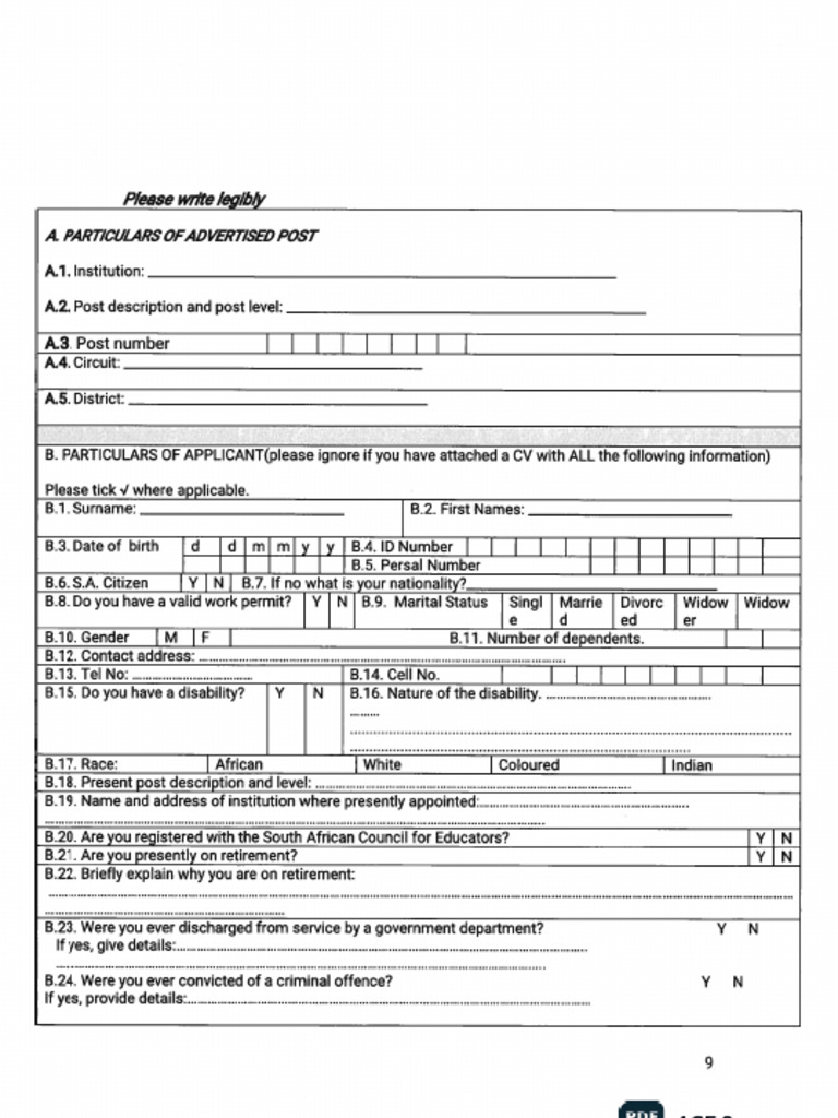 LPDE 1 Official Form 1 | PDF