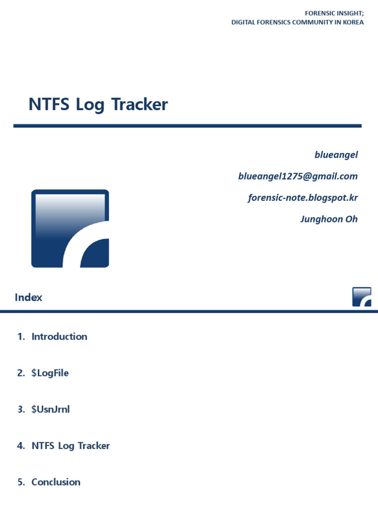 (F-INSIGHT) NTFS Log Tracker (English) | PDF | Computer File | Software