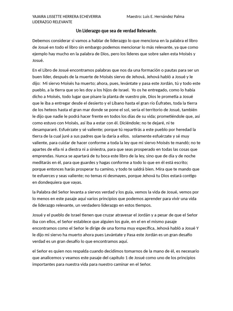 LIDERAZGO | PDF | Iglesia cristiana | Cristo (título)