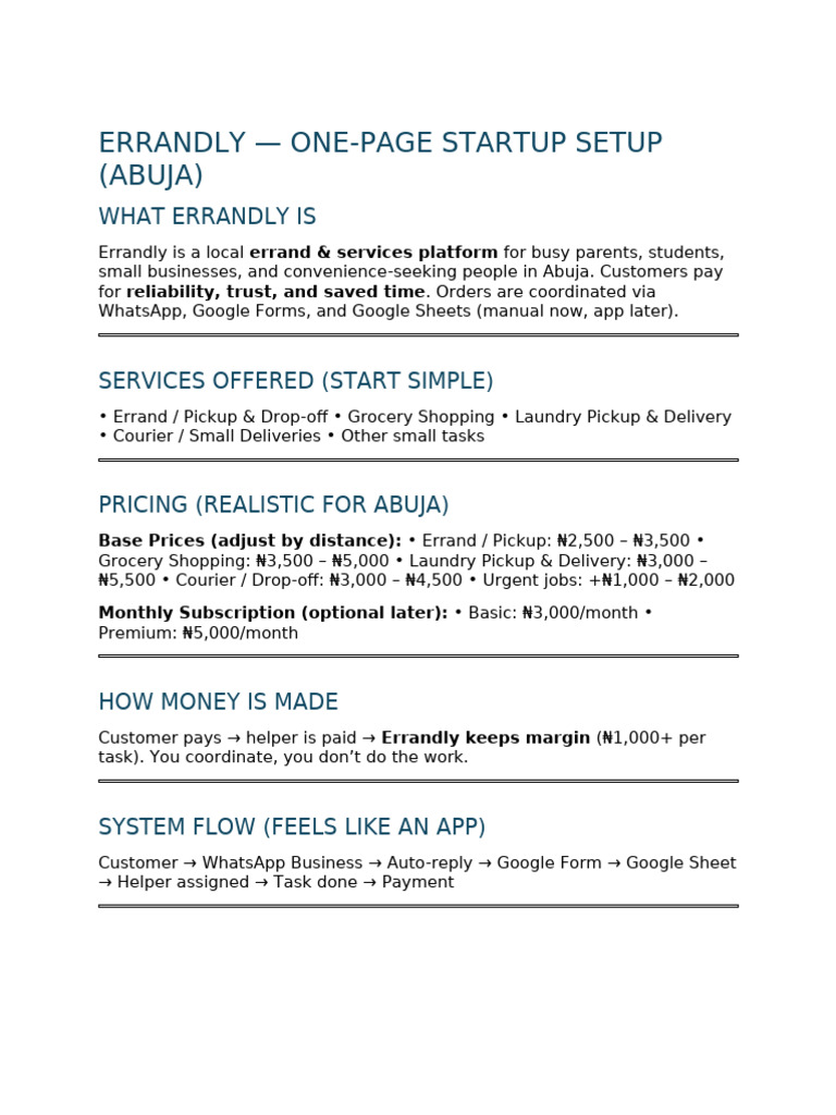 Local Services Platform Blueprint | PDF | Service Industries