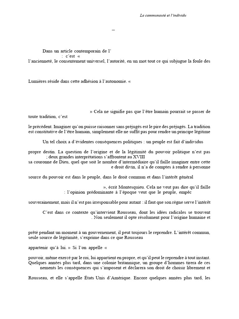 PT Resume Dissertation Todorov Rousseau | PDF | Jean-Jacques Rousseau ...