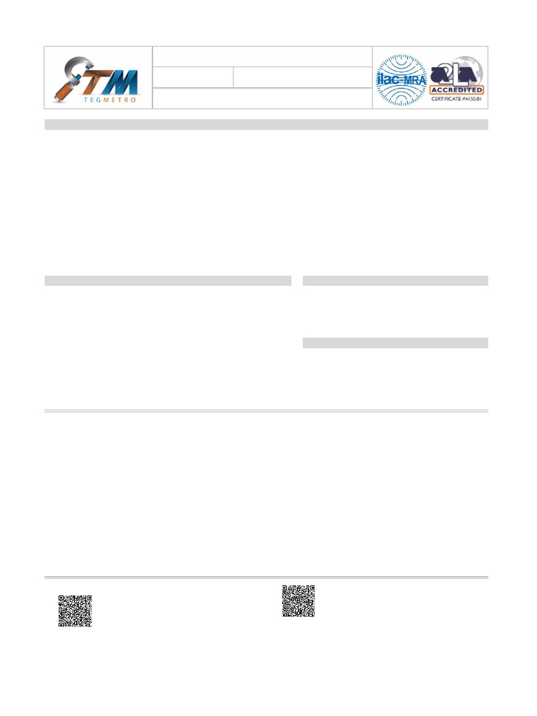 Certificado de Calibracion SIO LAB PA 036 25 Signed Signed | PDF ...