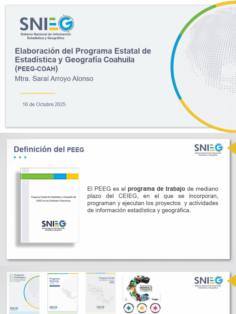 Presentacion Peeg Ceieg 16 Oct 2025 | PDF