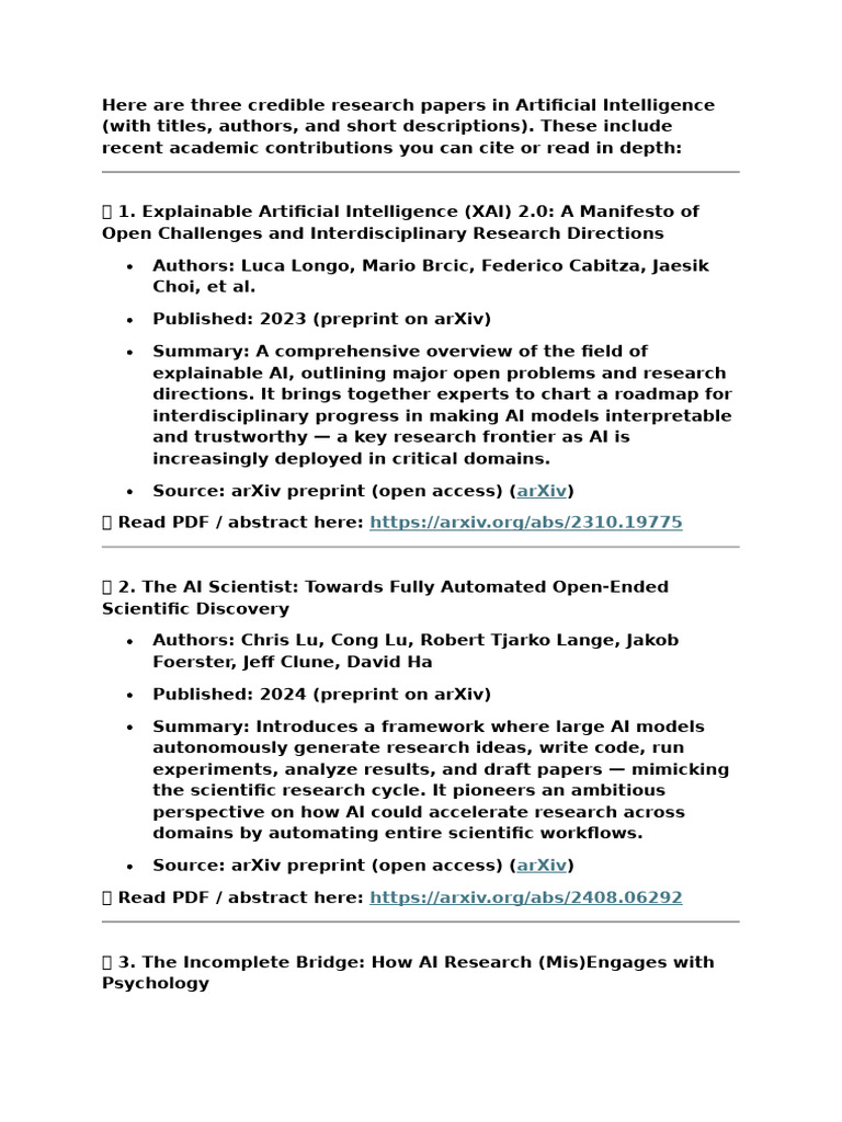 Research Papaer - 20260204 | PDF | Artificial Intelligence ...