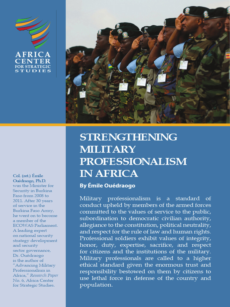 Military Professionalism Brochure | PDF | Military | Democracy