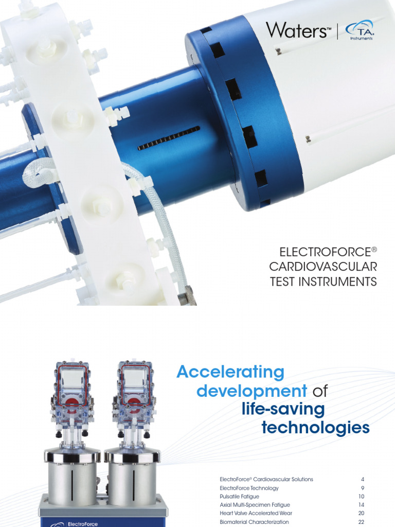 ElectroForce Cardio Test Instruments 2022 | PDF | Heart Valve | Heart