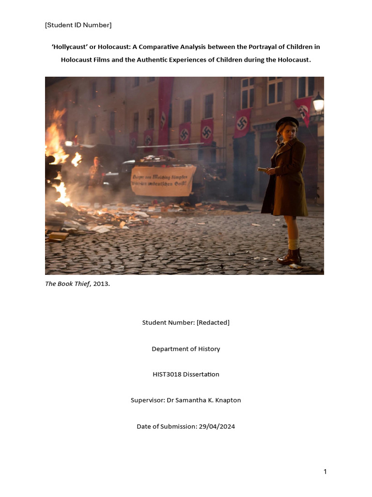 Childen in Holocaust Films | PDF | The Holocaust | Antisemitism
