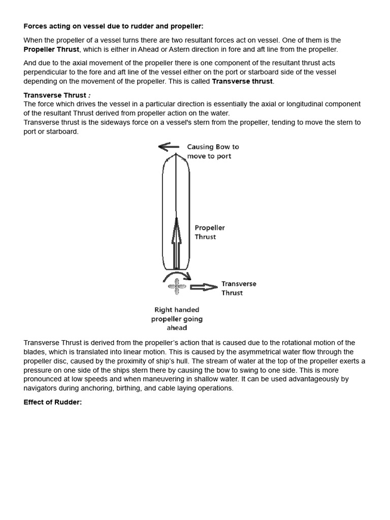 Ship Handling - Part 2 | PDF | Propeller | Ships