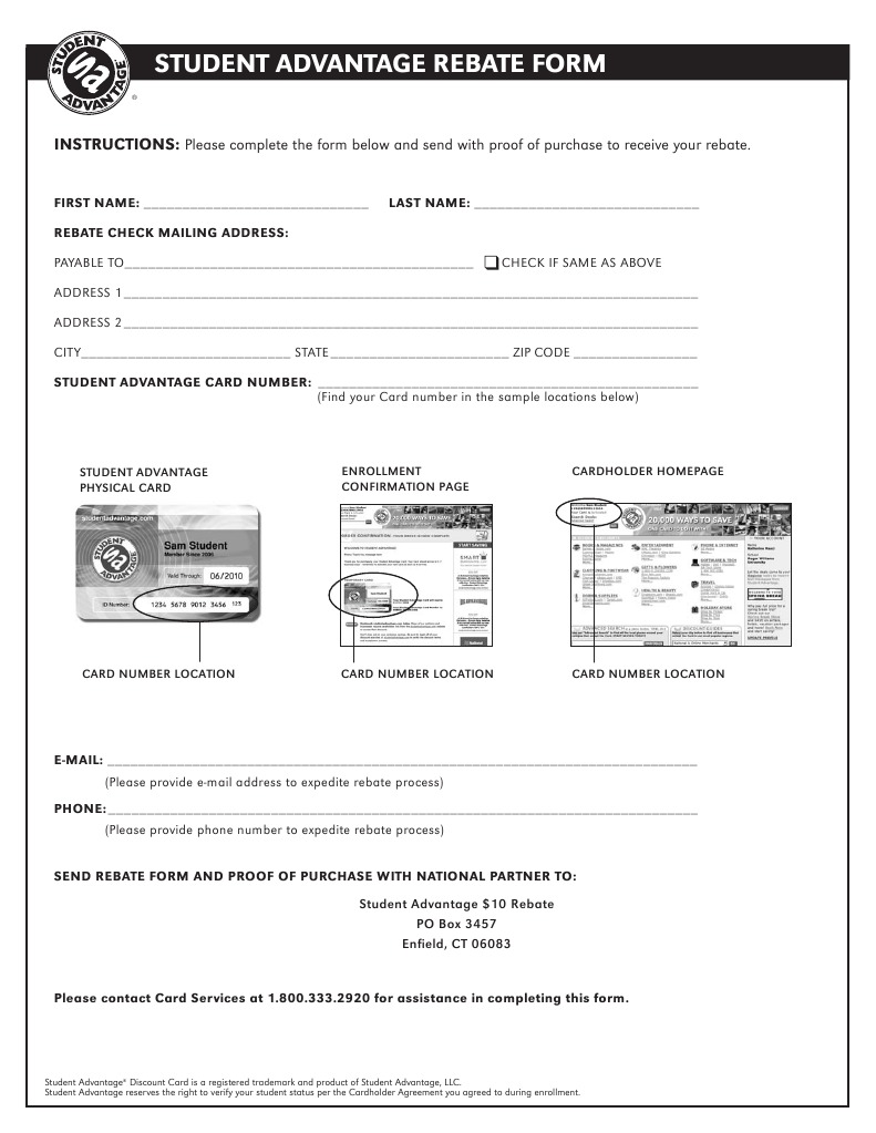 Rebate Form | PDF