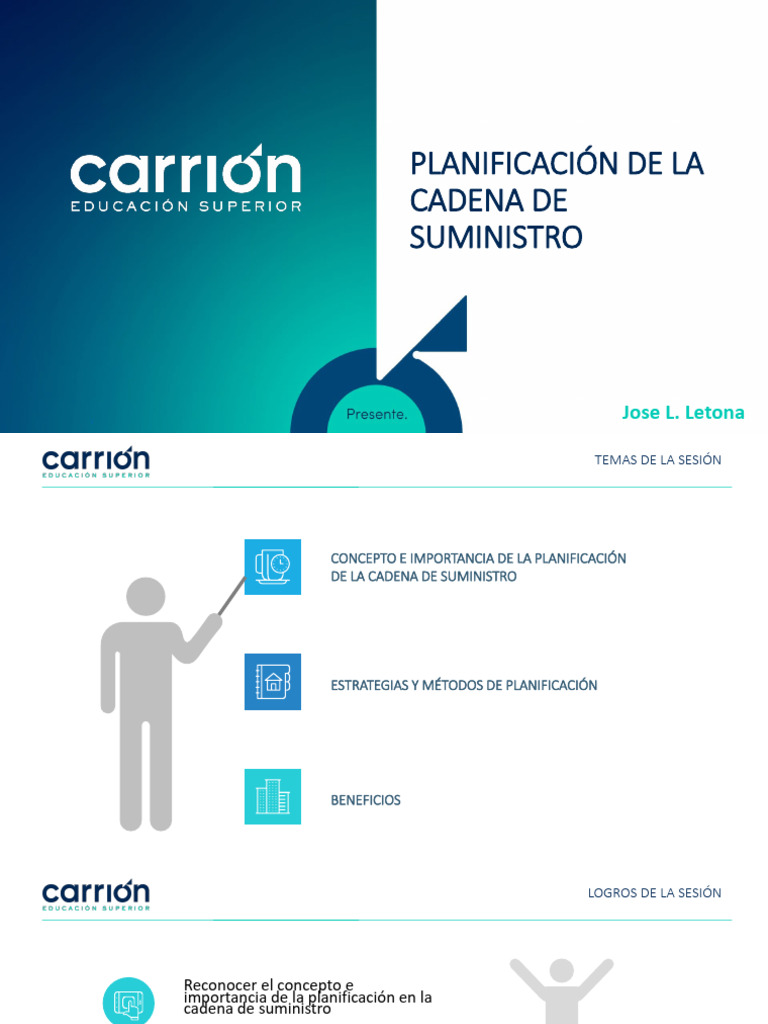 Modulo I Sesion 5 | PDF | Planificación | Cadena de suministro