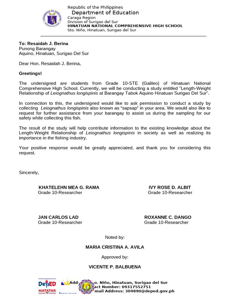 Letter Format | PDF