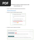 Cómo obtener el certificado RNEC | PDF