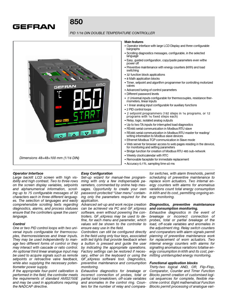 DTS 850 04-2021 Eng | PDF | Alternating Current | Electrical Connector