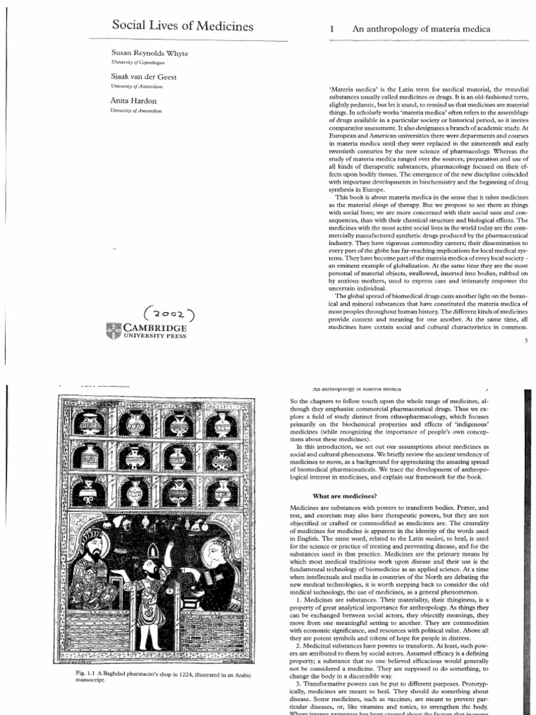 Social Lives of Medicines | PDF | Pharmacology | Medicine