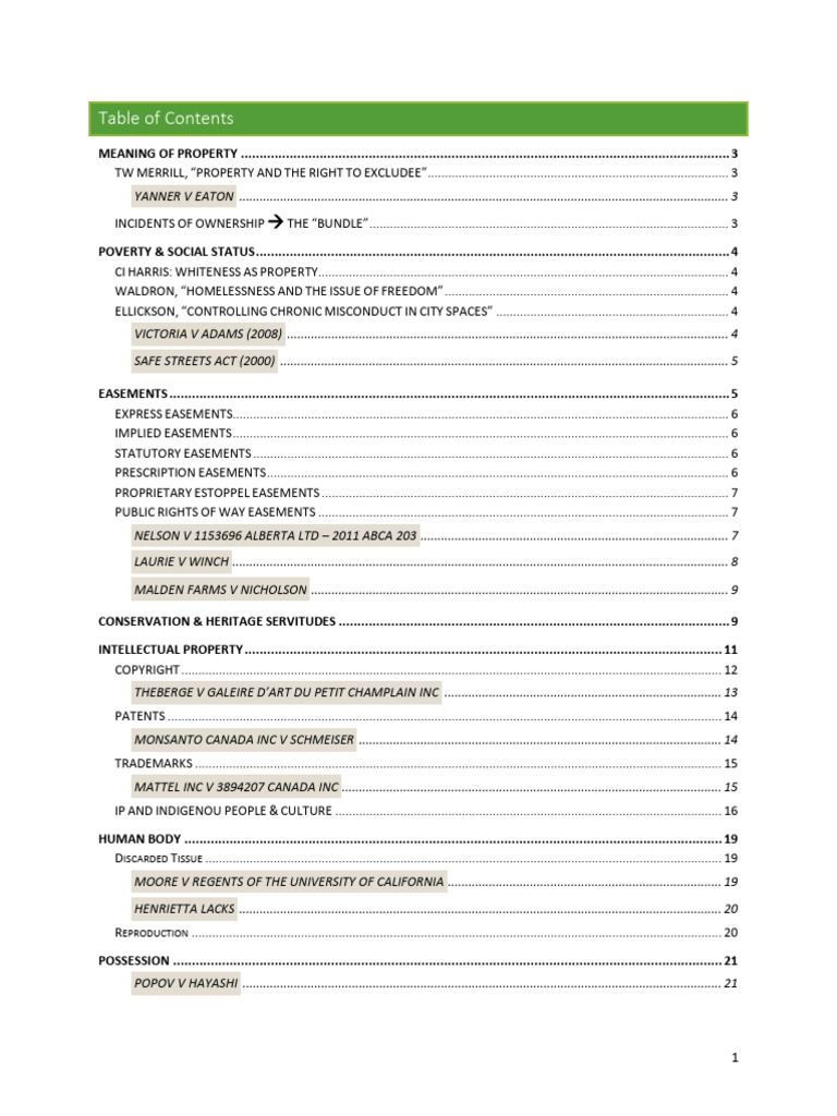 Property Summary | PDF | Copyright | Easement