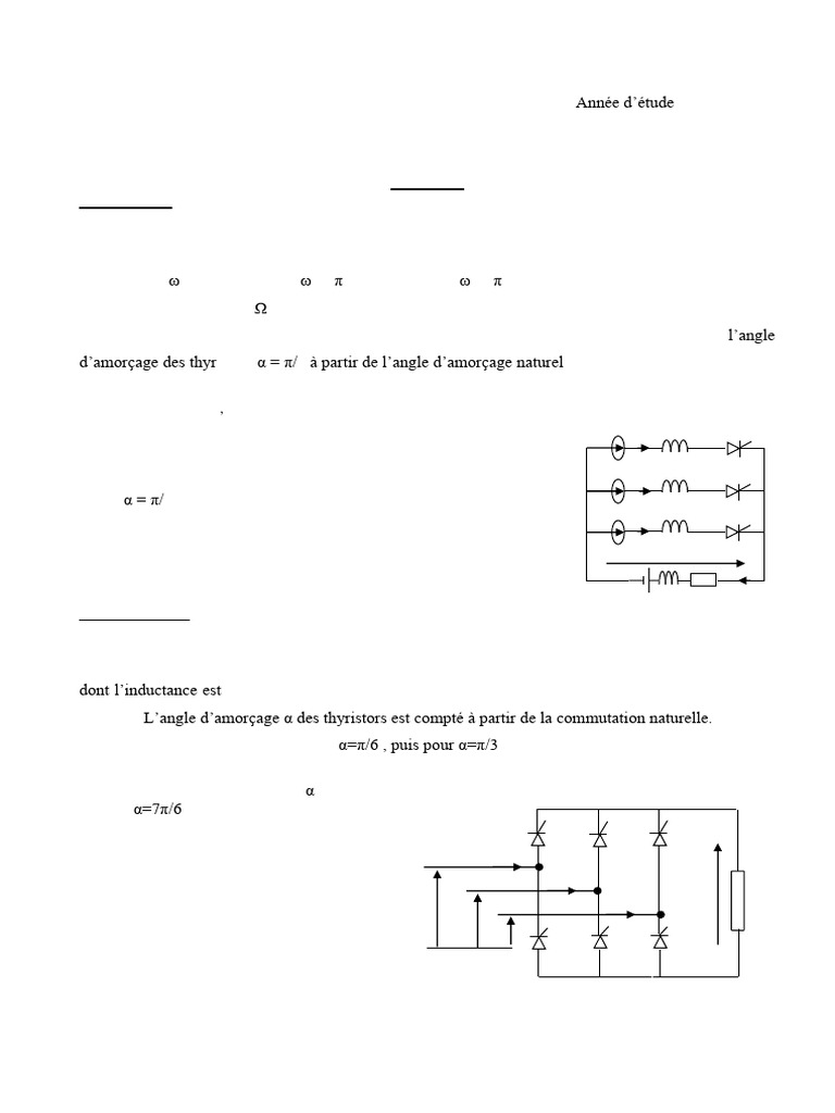 TD3 Elp 2023-2024 | PDF | Redresseur | Électricité