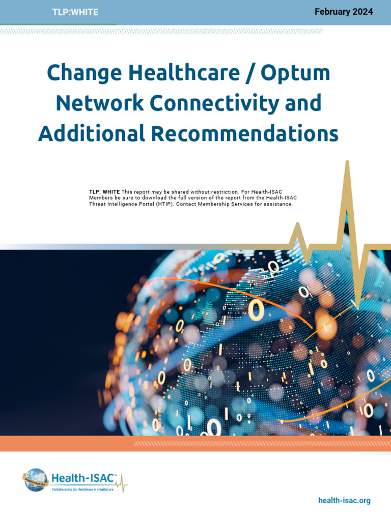 Change Healthcare Optum Network Connectivity and Additional ...
