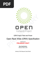 Open Rack V3 Base Specification | PDF | Screw