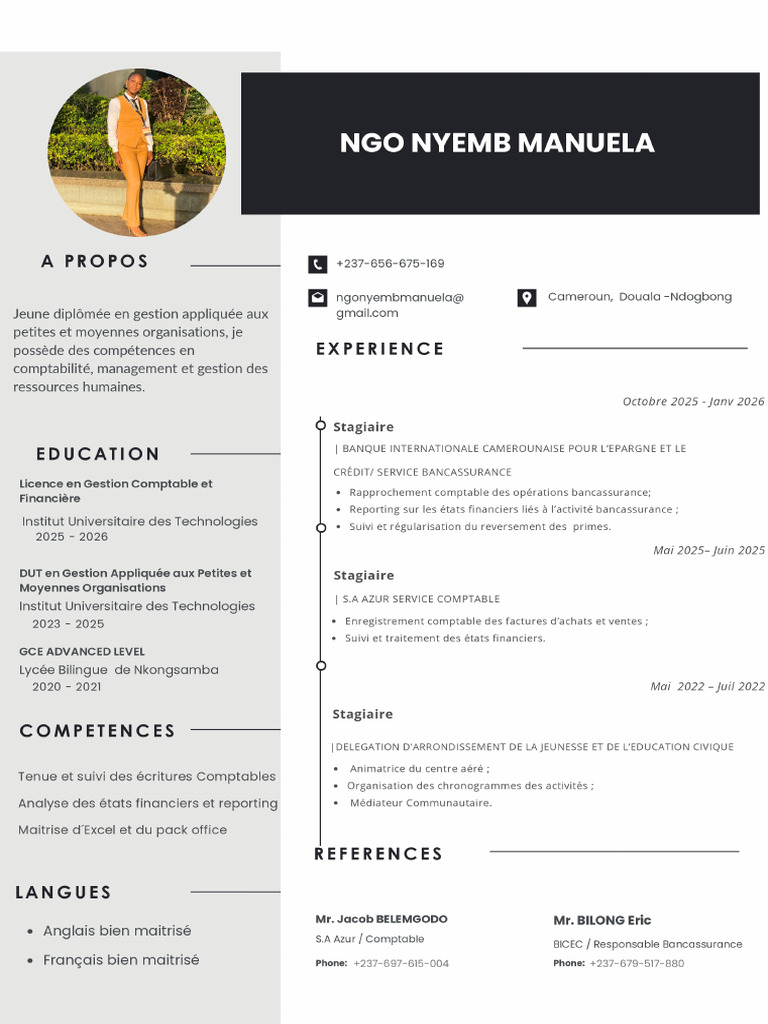 CV Ngo Nyemb 01 | PDF