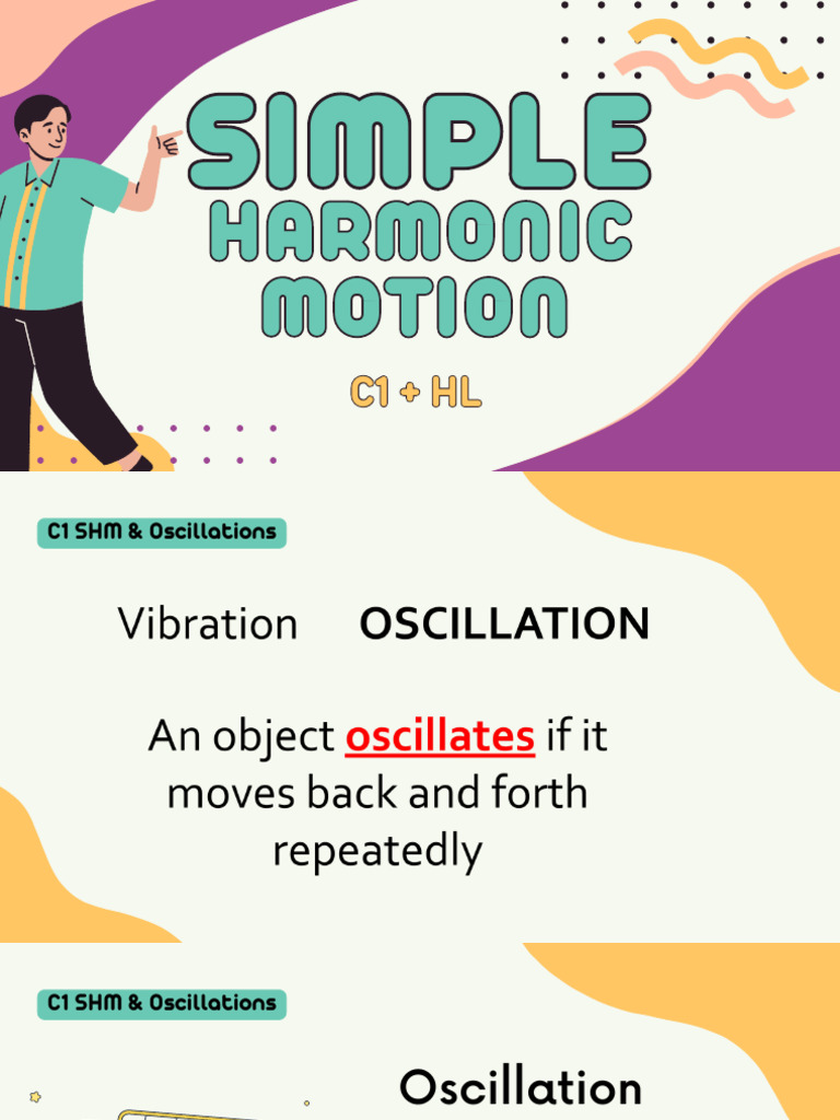 C1+HL Simple Harmonic Motion | PDF
