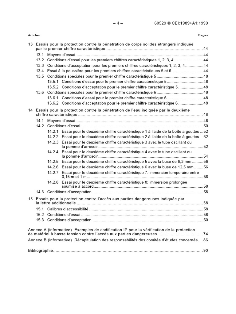 IEC 60529 IP Test Pages 2 | PDF | Commission électrotechnique ...