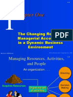 Chapter One: The Changing Role of Managerial Accounting in A Dynamic Business Environment