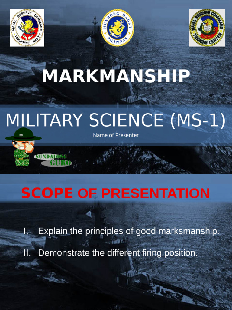 19._Markmanship_OK.pptx | PDF | Marksman | Rifle
