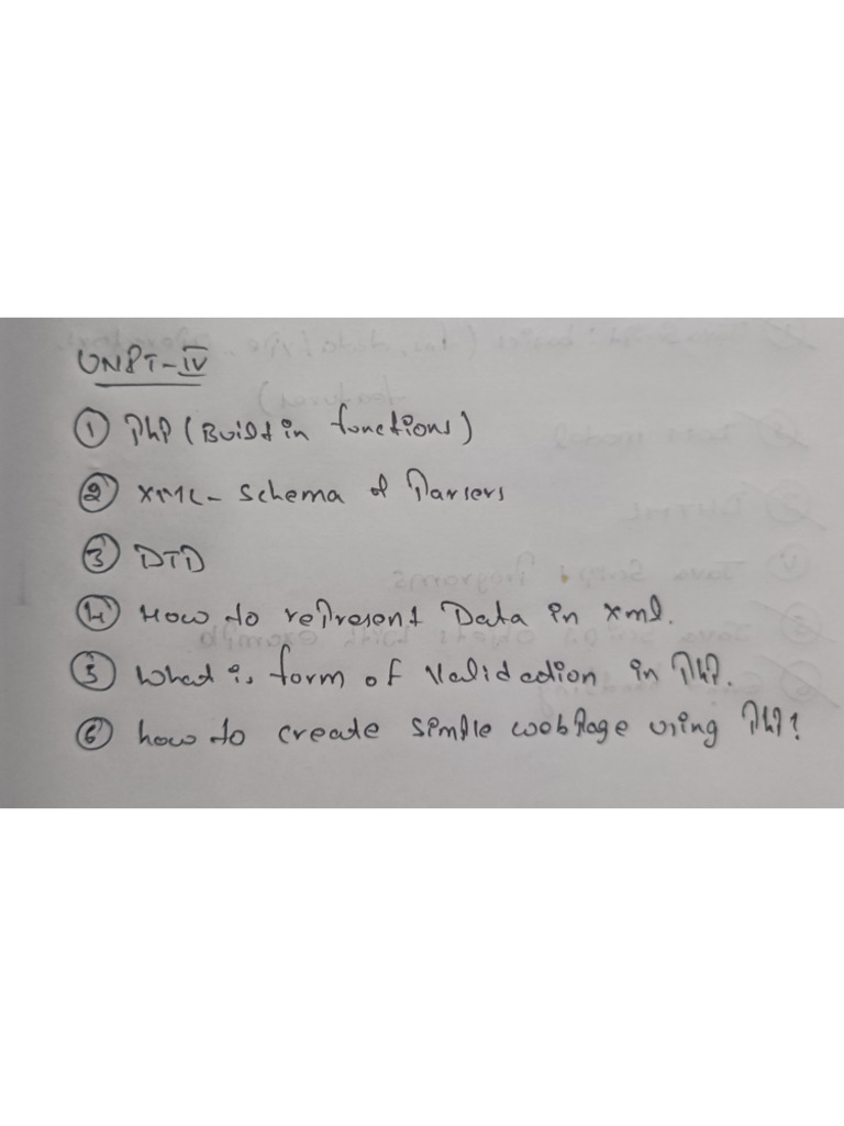 WT Unit 4 | PDF