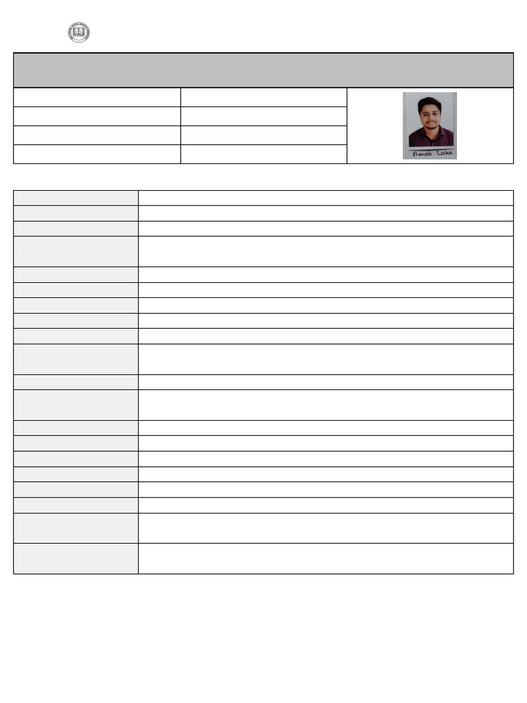 Group D Application Form | PDF | Government
