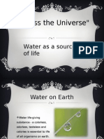 Task 10: Through The Universe - Water As A Source of Life