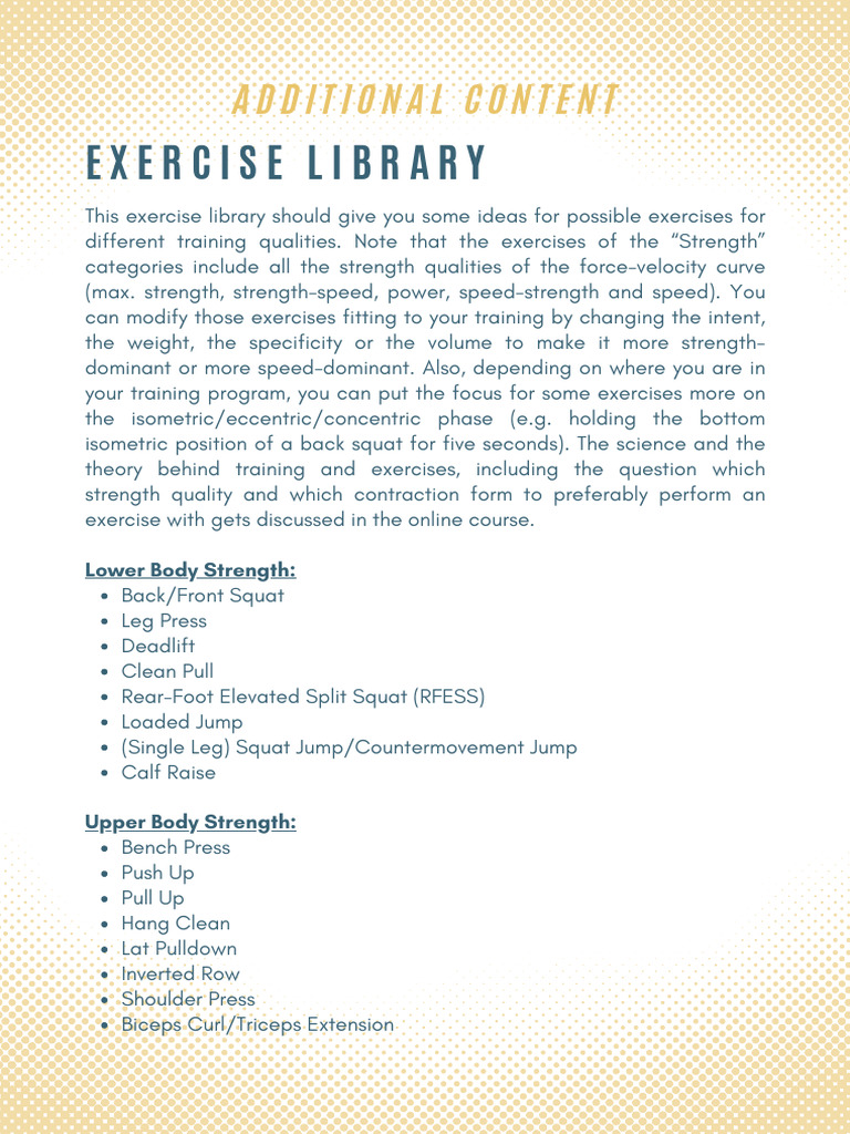 Exercise+Library | PDF