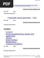 Schunk Brush Wear Info - Good Site