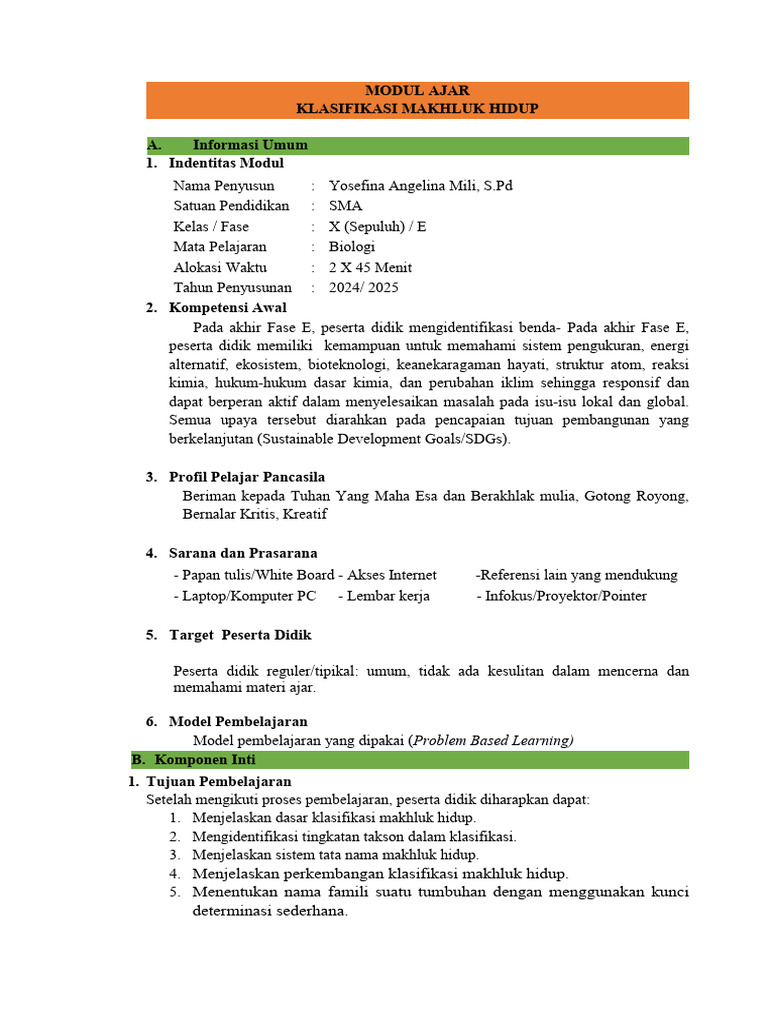 Klasifikasi MH | PDF