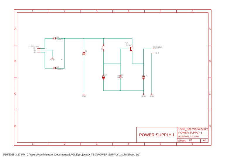 Power Supply 1 SCH | PDF