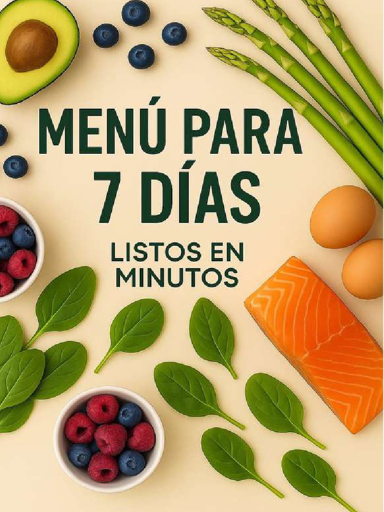 MEnu para 7 Dias Comp | PDF | ensalada | Almuerzo